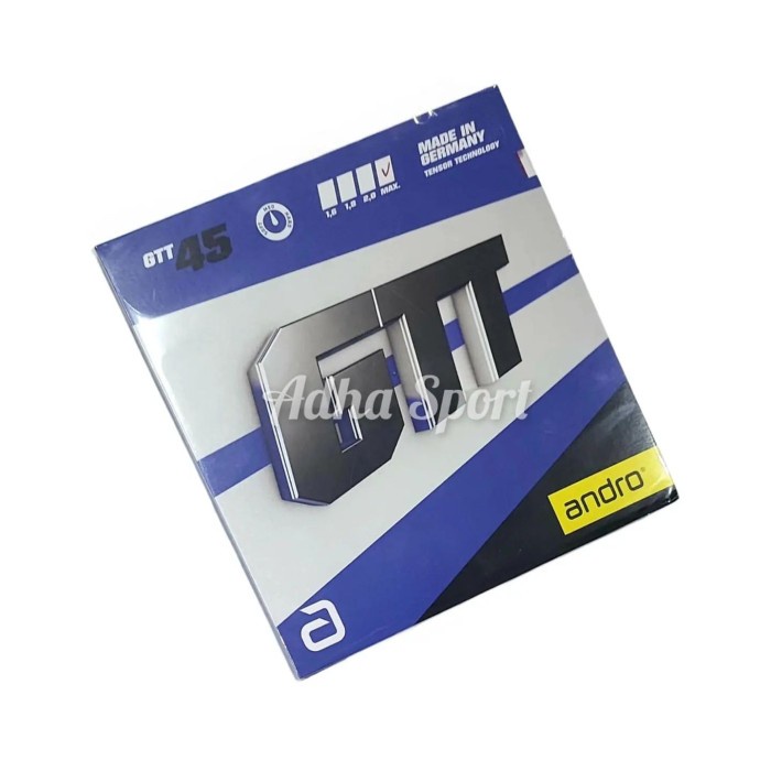 Terlaris Karet Pingpong Andro Gtt 45 / Gtt45 Rubber Bat Bet Tenis Meja Original