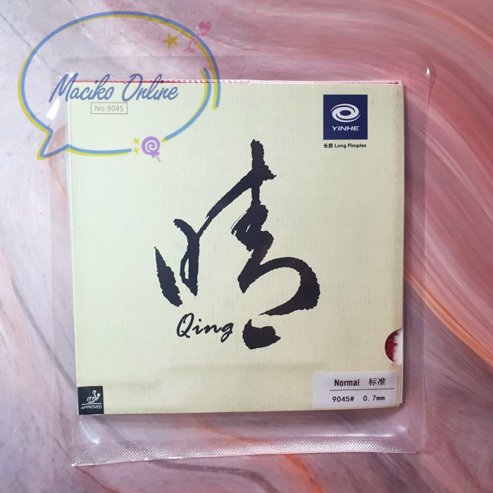 Terlaris Yinhe Qing Spon 0.7 Mm ~ Karet Bintik Yinhe Qing