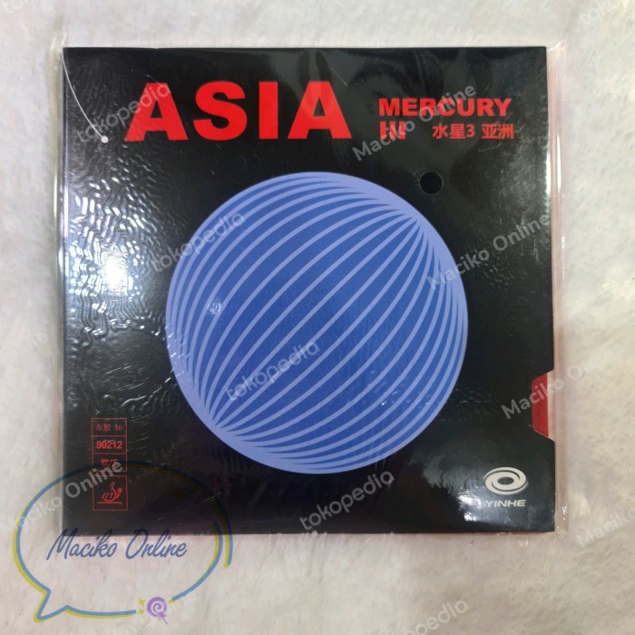 Terlaris Yinhe Mercury 3 Asia ~ Karet Bet Pingpong Yinhe Mercury Iii Asia