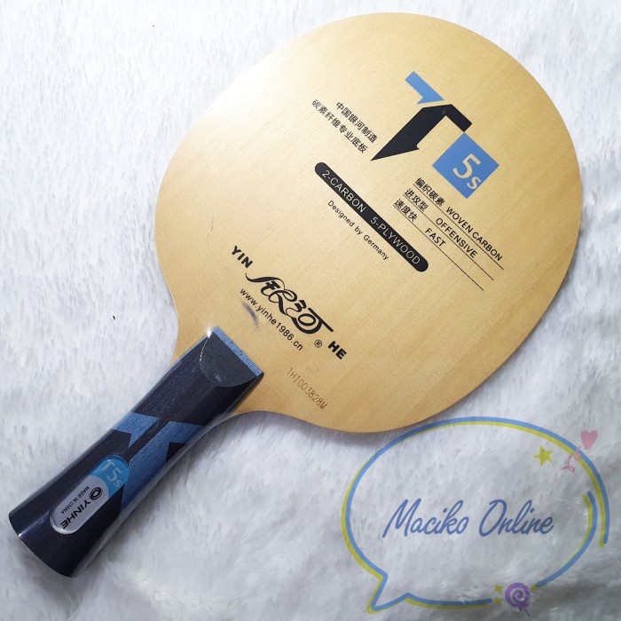 Terlaris Yinhe T5 S~ Kayu Bet Pingpong Tenis Meja Yinhe T5S