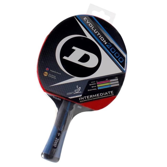Terlaris Bat Bed Tenis Meja Dunlop Evolution 2000 Original Promo