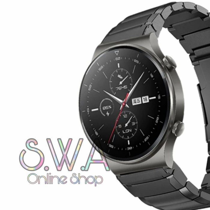 Huawei Watch Gt 2 Gt2 Pro Stainless Steel Strap Titanium Tali Jam Band Bestseller Wearable