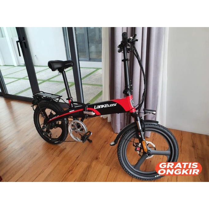 GROSIR Sepeda Listrik Lipat Smart Moped 48V 10.4AH - Lankeleisi G660