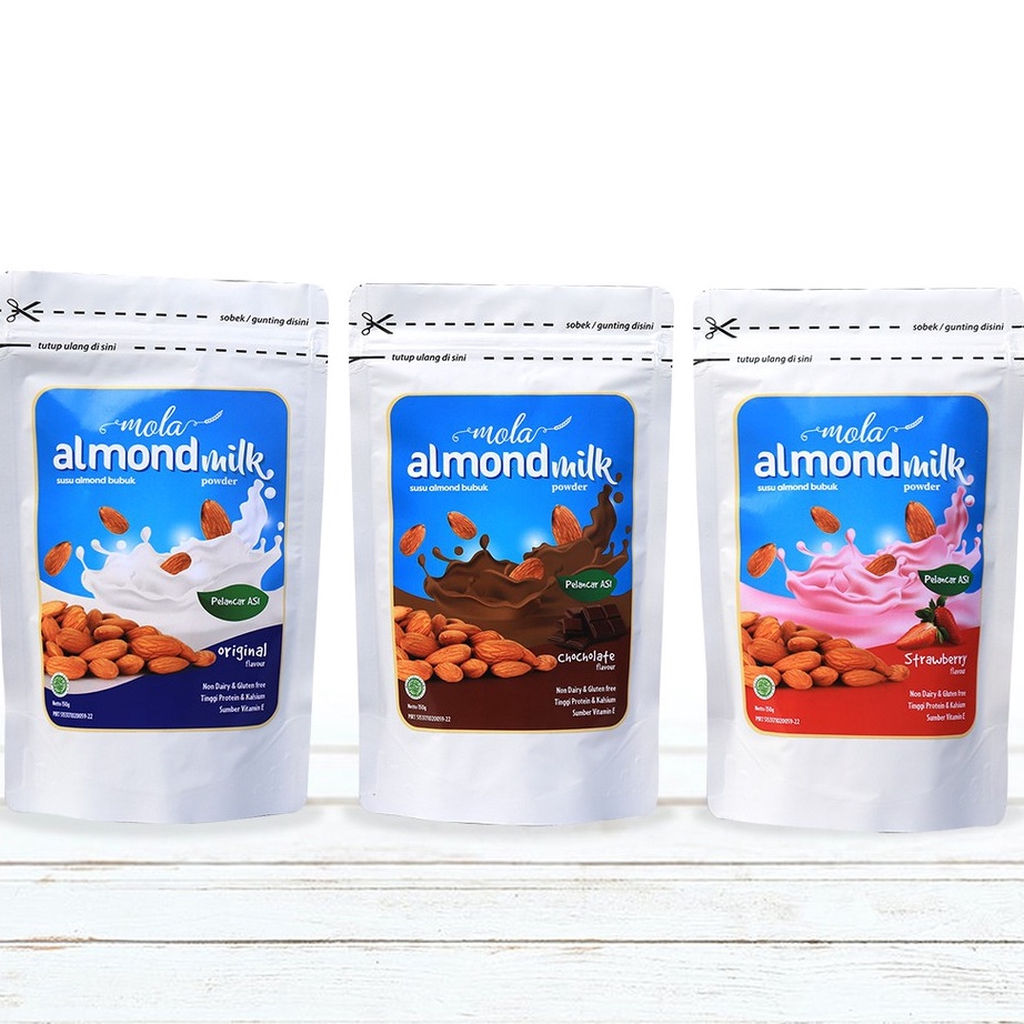 

Ready Mola Susu Almond Bubuk / Mola Almond Milk