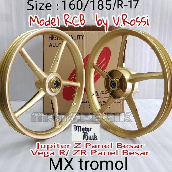 Velg Racing V.Rossi copy Rcb Jupiter Z Vega R ZR panel Besar rossi