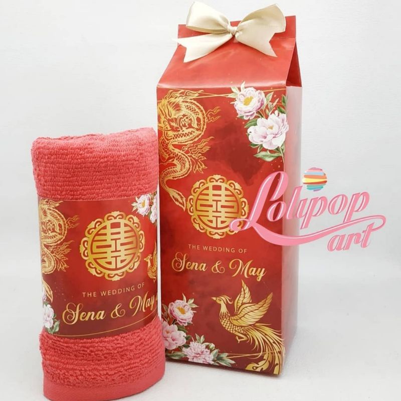 Souvenir Handuk + Soft Box Custom