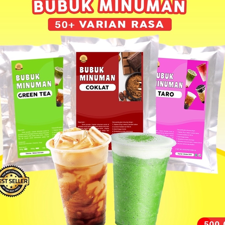 

Ready Stock BUBUK MINUMAN RASA / BUBUK MINUMAN ANEKA RASA 500G / BUBUK MINUMAN KEKINIAN/ DRINK POWDER 500G Hot Sale