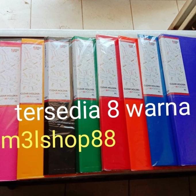 

Terlaris Clear Holder/Dokumen Keeper Isi 20 Pocket Folio (F4). Merk Folder One