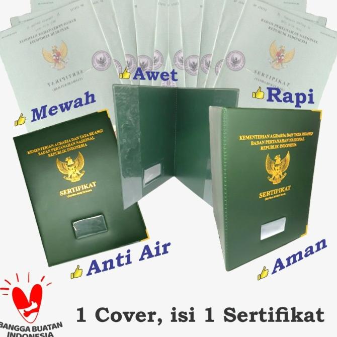 

Baru Cover Sertifikat Tanah / Map Sertifikat Tanah / Dokument Organizer