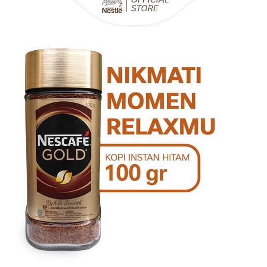 

Model Terkini NESCAFE GOLD Kopi Instan Kopi Hitam Jar 100gr Ready