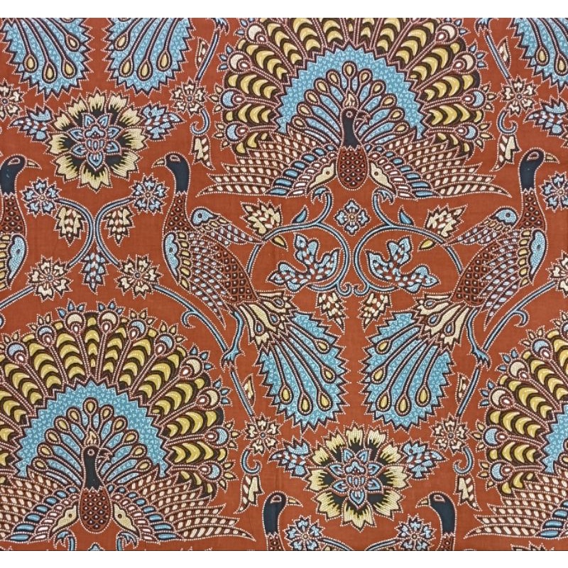 Batik Cap Merak ngibing premium