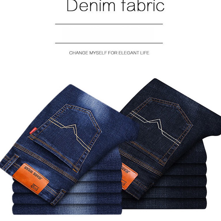 Original Celana pria panjang jeans standar panjang Standart original bahan tipis bernapas jeans mura