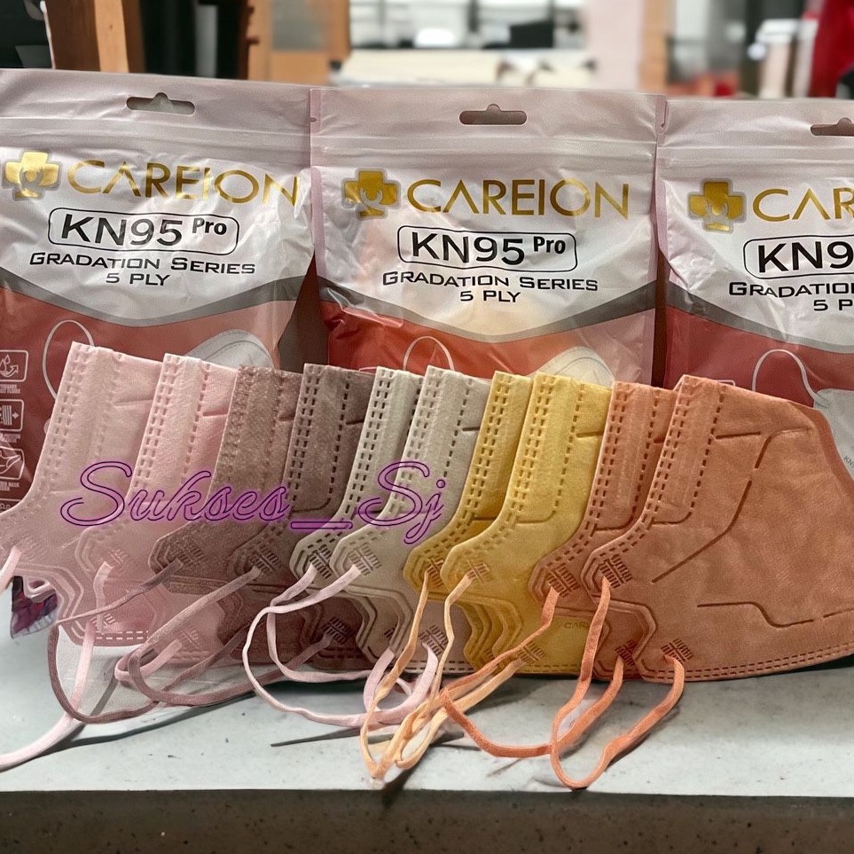 Ready NEW USER ZONE KN95 PRO CARIEON GRADATION SHRIM/KN95 PRO SATU PACK SUDAH MIX WARNA /BEST SELLER