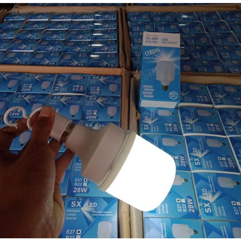 Lampu Emergency 28watt Lampu tetep nyala saat mati listrik Bisa Cod Gratis Ongkir