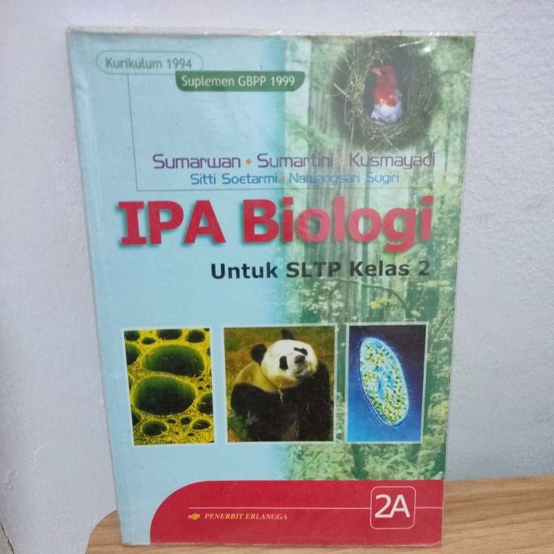 Preloved _ Buku IPA Biologi SLTP kelas 2