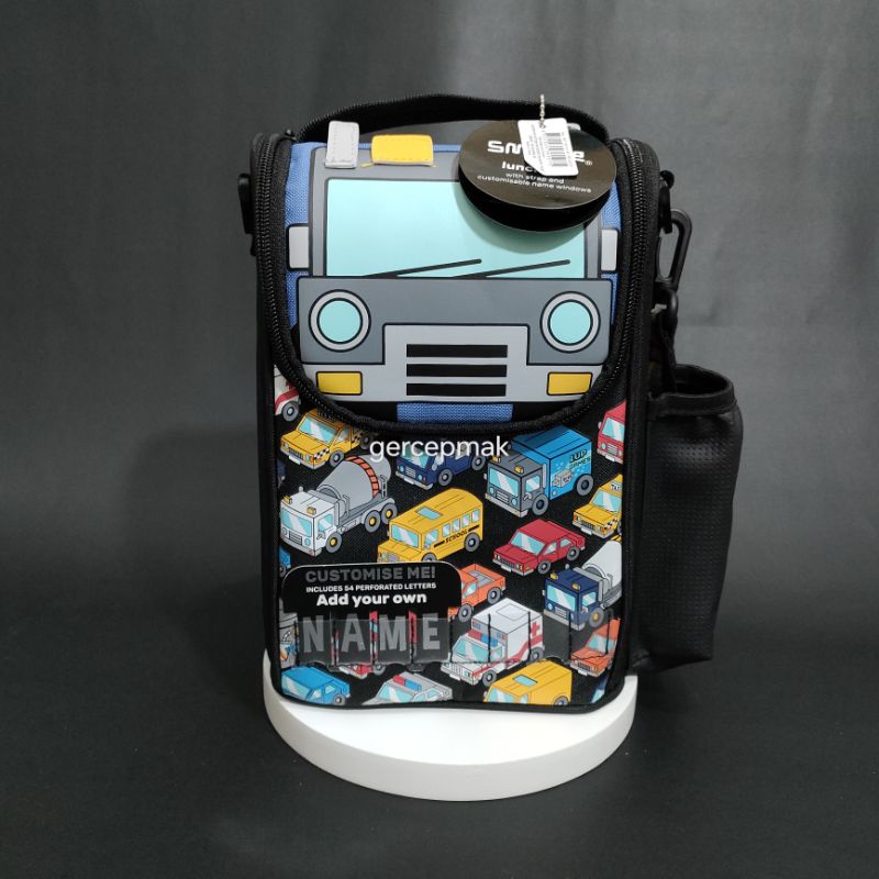 SMIGGLE LUNCH BAG MOVIN BLACK