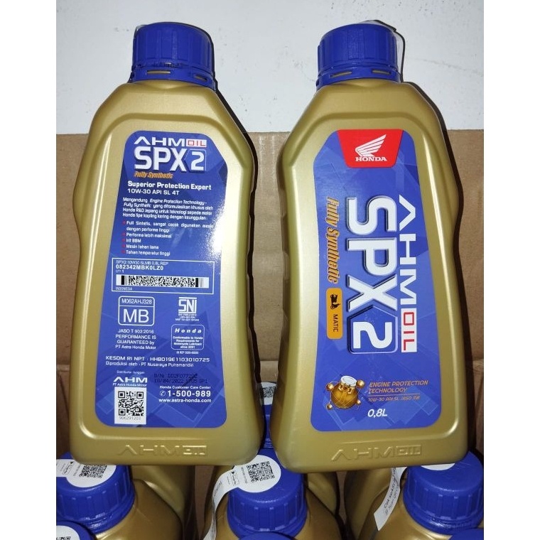 Gcu33 oli spx 2 matic kemasan terbaru Ongkir 0%