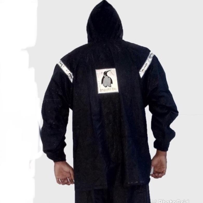 New Arrival Jas Hujan Penguin Ferrari Stelan Ferari Penguins Jaket Celana Pinguin Setelan Besar Ping