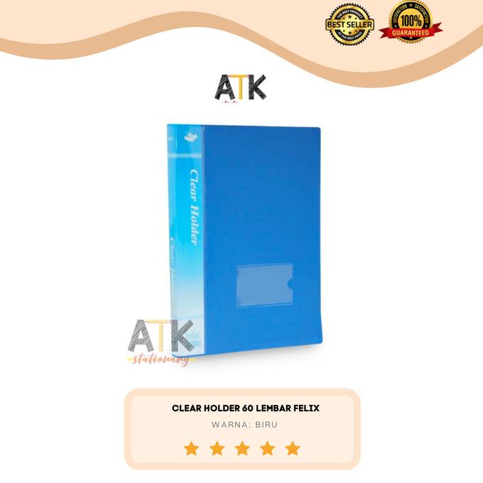 

Terbaru Clear Holder 60 Lembar Folio / A4 Felix Atk