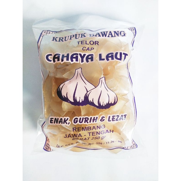 

KERUPUK BAWANG TELOR mentah 250 gram