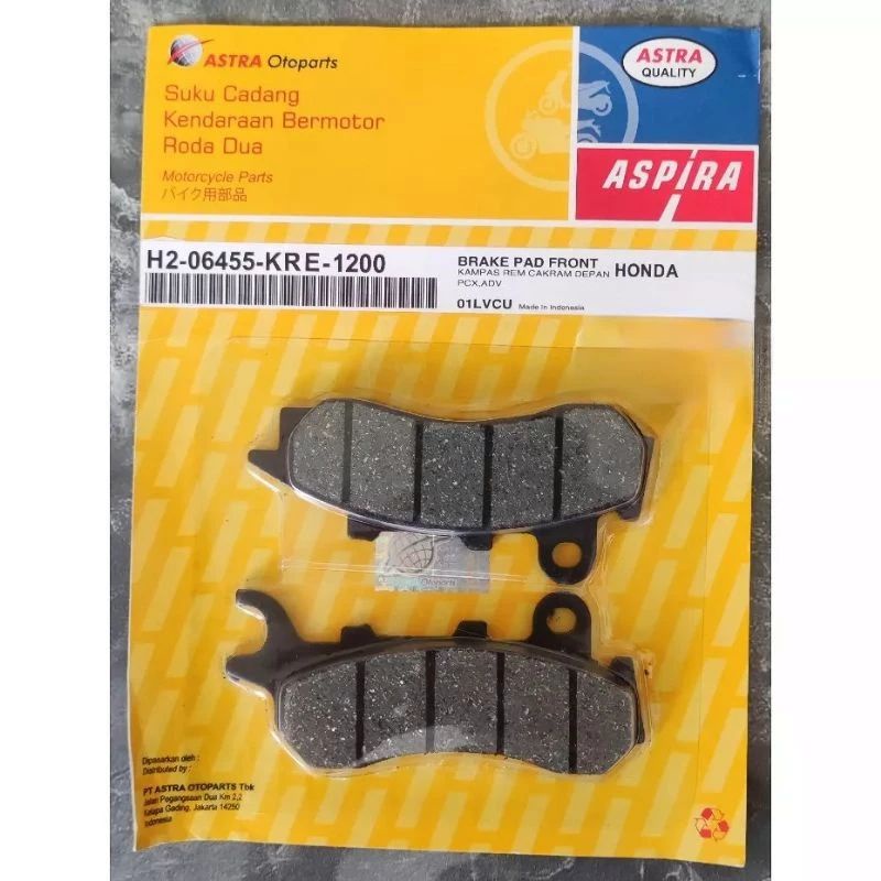 Kampas Rem Depan Cakram Motor Honda PCX 150 CBS PCX 160 ADV 150 CBS ASPIRA