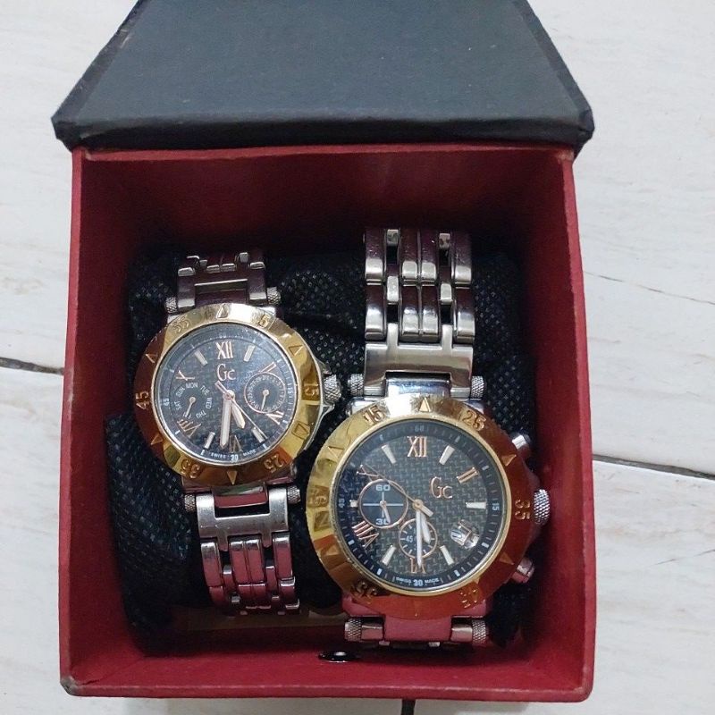 jam tangan couple GC chronograph preloved second bekas