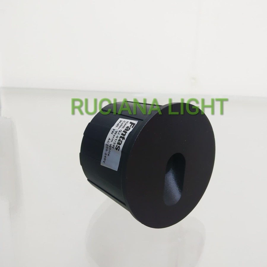 Lampu Tangga/ Lampu Dinding BULAT KOTAK Led 3w 3watt OUTDOOR FANTAS 01 02