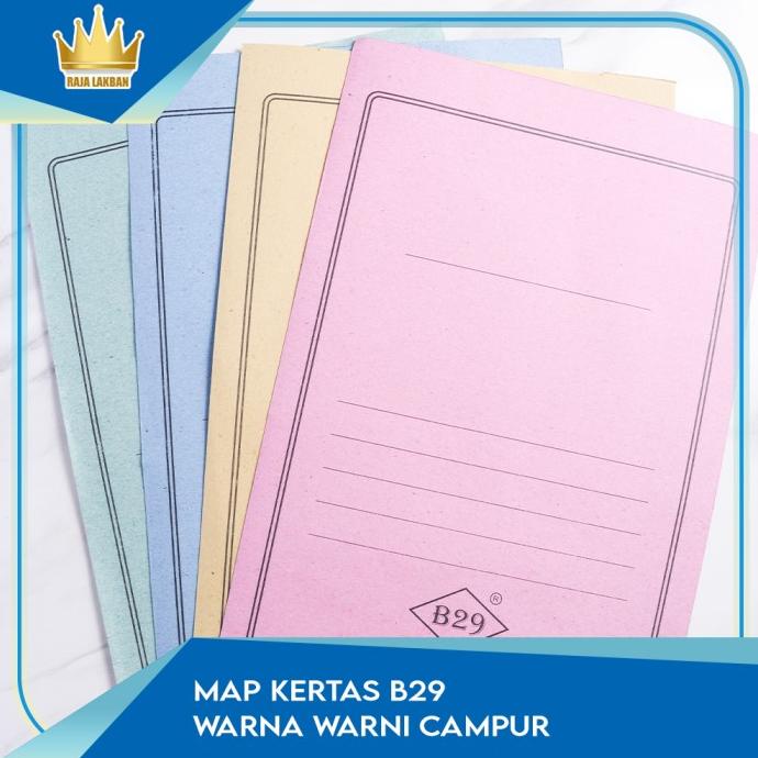 

Terbaru Stofmap / Stopmap / Map Kertas B29 Warna Warni Campur - 1 Pak