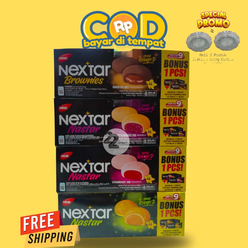 

Nextar Brownies edisi anniversary 9th Bonus 1pcs isi 13pcs