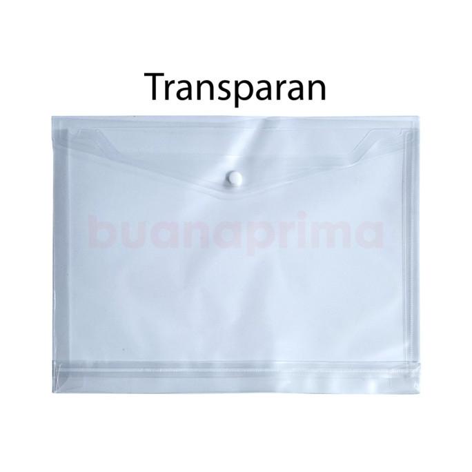 

Terlaris Map Kancing Plastik Folio Isi 12 Pcs Transparan Tas Punggung Data Bag