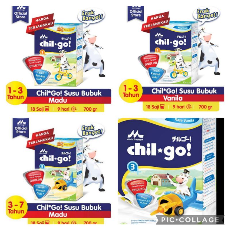 

Chil Go Susu bubuk 700gr 1+ 3+ Madu / Vanilla