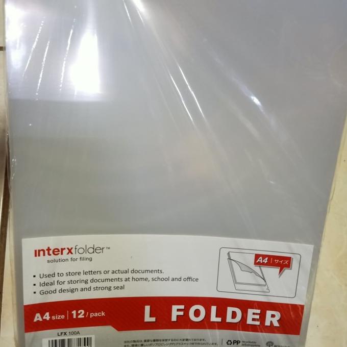 

Terlaris Inter X Map L A4 /Clear Holder A4 /Map Folder / Map Bening A4 Termurah