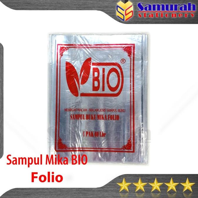 

Terlaris Sampul Plastik Mika Bio Folio Isi 10 Lembar / Untuk Buku Folio