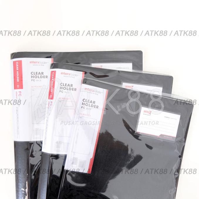 

Termurah Clear Holder / Display Books Folio 40 Pockets - Inter X Folder