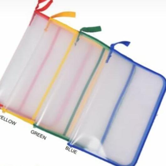 

Murah Map Plastik Sleting ( Zipper Bag ) Jaring Folio Merk Grand