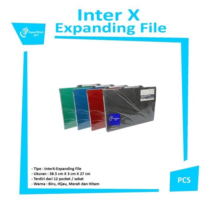 

Terbaru Expanding File With Handle Folio Inter X -Tas Tenteng