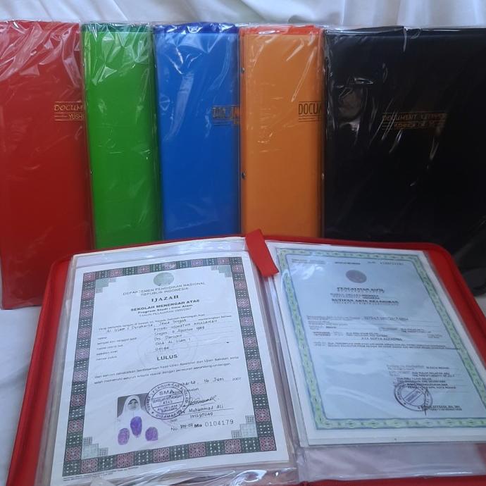 

Termurah Isi 60 Lembar Dokumen Keeper/Map Dokumen/Map Ijazah Resleting