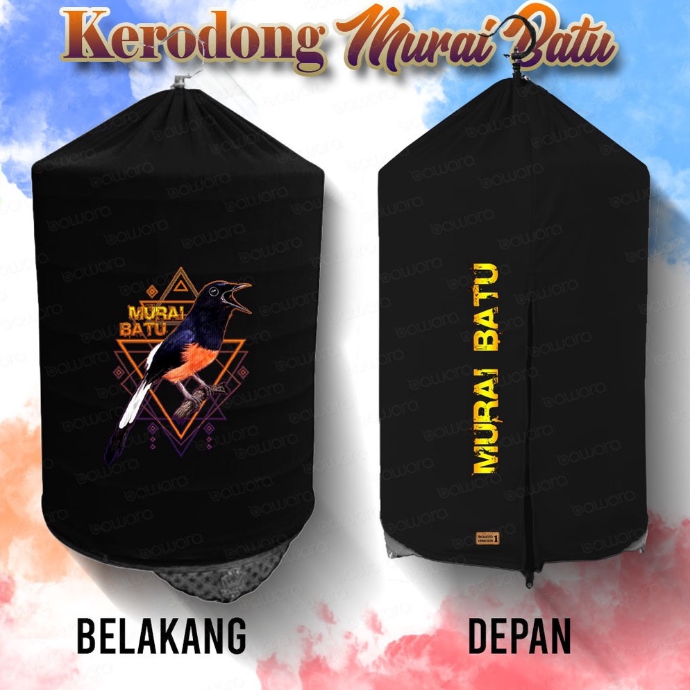 MURAH BANGET SK Kerodong Krodong Sangkar Burung Murai No1, No 2, No 3 Gambar Murai Batu dan Polos Ba