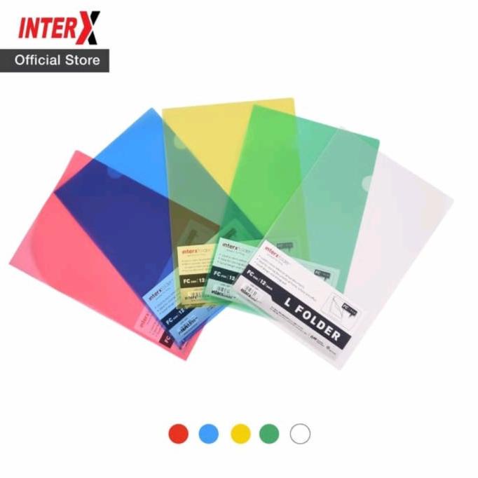 

Murah Inter X Map L Tebal Folio F4 (12 Pcs) / Map Plastik / Clear Sleeves