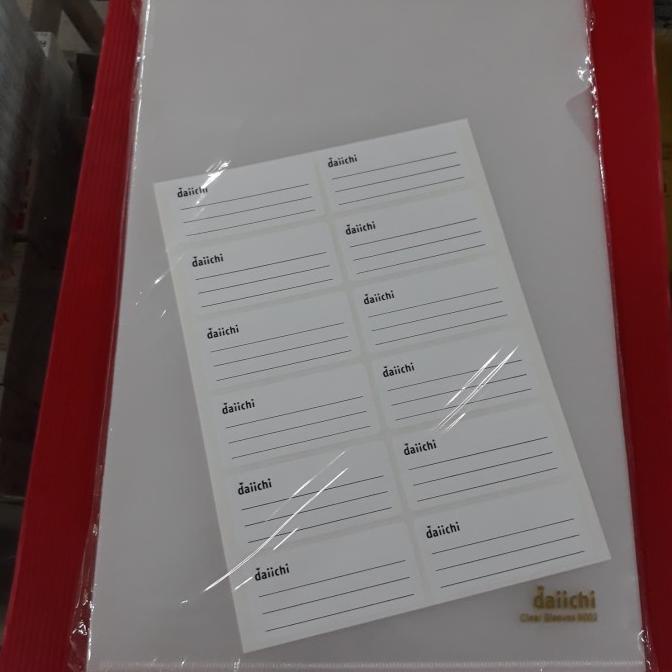 

Terbaru Map L Folio Daiichi Clear Holder Clear Sleeves 9002