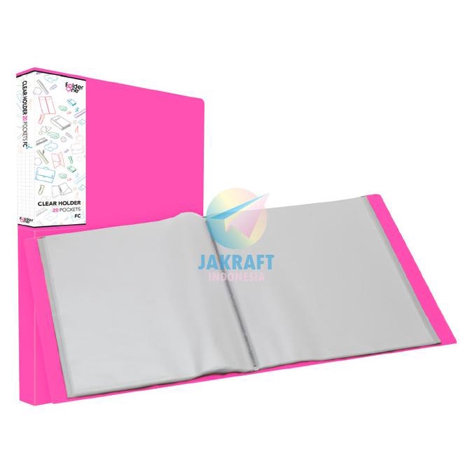 

Murah Clear Holder Folio F4 Fc Isi 40 Display Book (Merah Muda Pink)