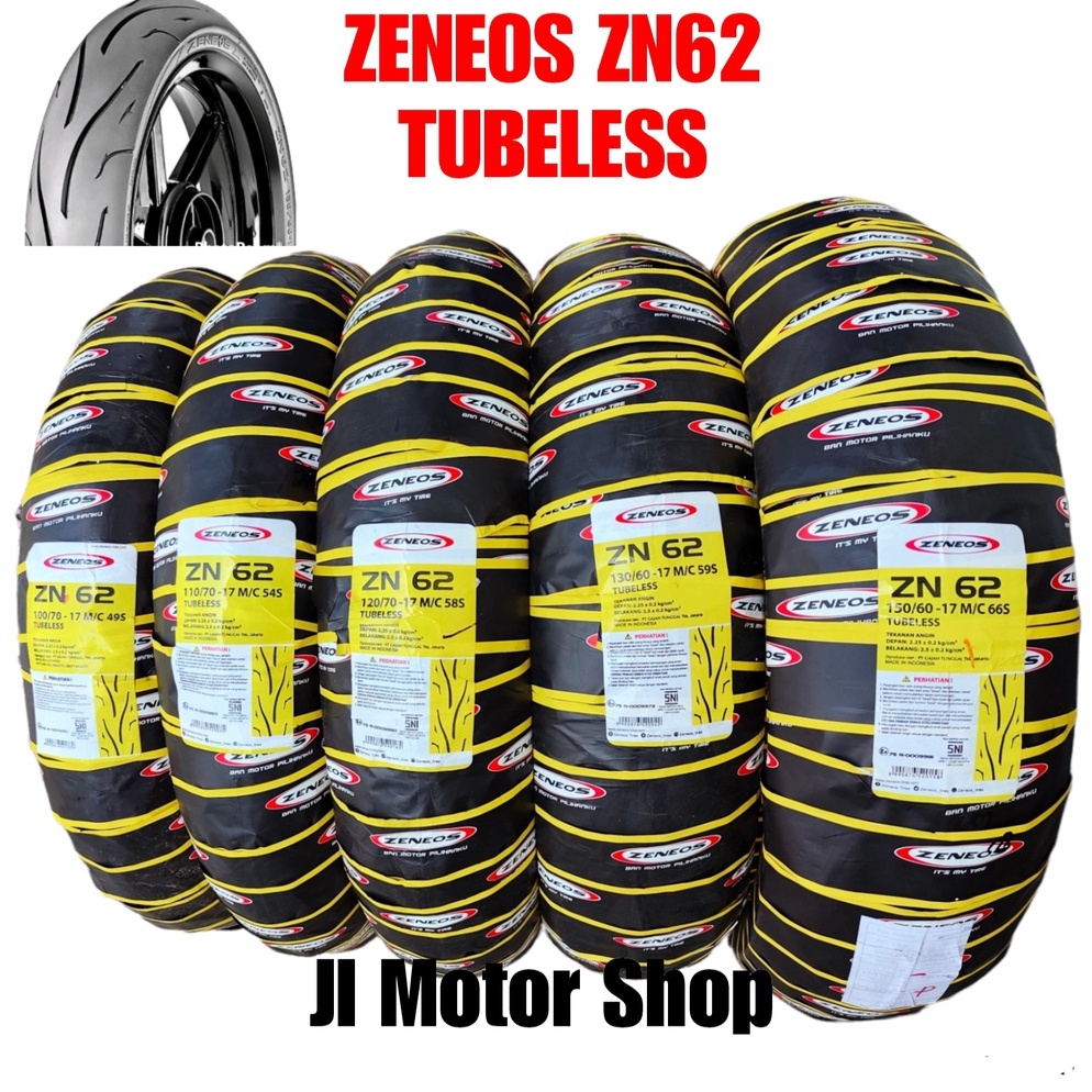Big Sale BAN ZENEOS ZN62 ZN 62 70/90 80/80 90/80 100/70 110/70 120/70 130/60 150/60 160/60 - BAN ZEN