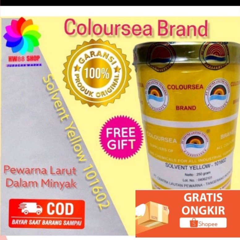SPECIAL PRICE Pewarna Minyak Berwarna Kuning Muda (Larut Minyak) (Solvent Yellow 101602 Oil Soluble 