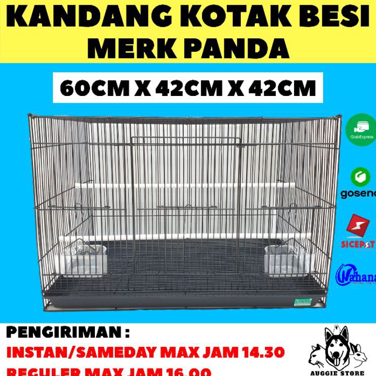Terbaru Kandang Kotak Besi/Kandang Kotak Lovebird/Kandang Ternak Merk Panda