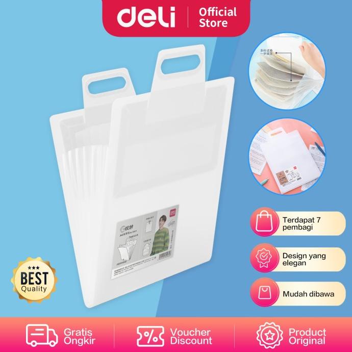 

Murah Deli School Expanding File / Folder Map Penyimpanan 7 Sekat 72601