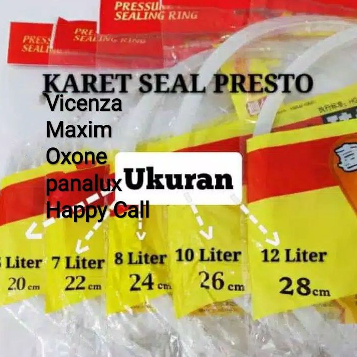 Serba Murah Karet / Seal Panci Presto Vicenza ➙➼✦❃