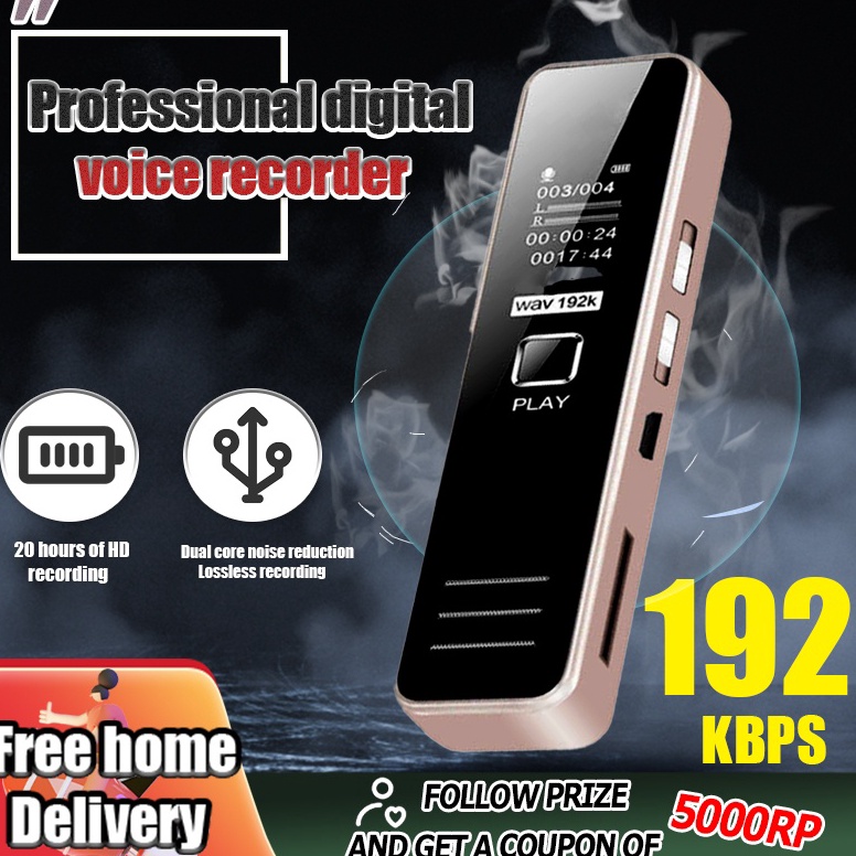 PALING DICARI Voice Recorder Spy Recording Pen Recorder  Mp3 Player Perekam Suara Recorder Voice Kua