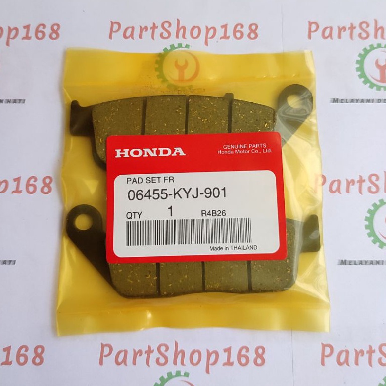 Terbaru Dispad kampas rem cakram depan CBR250R CBR 250 Thailand CBU non ABS ori Thailand 06455-KYJ-9