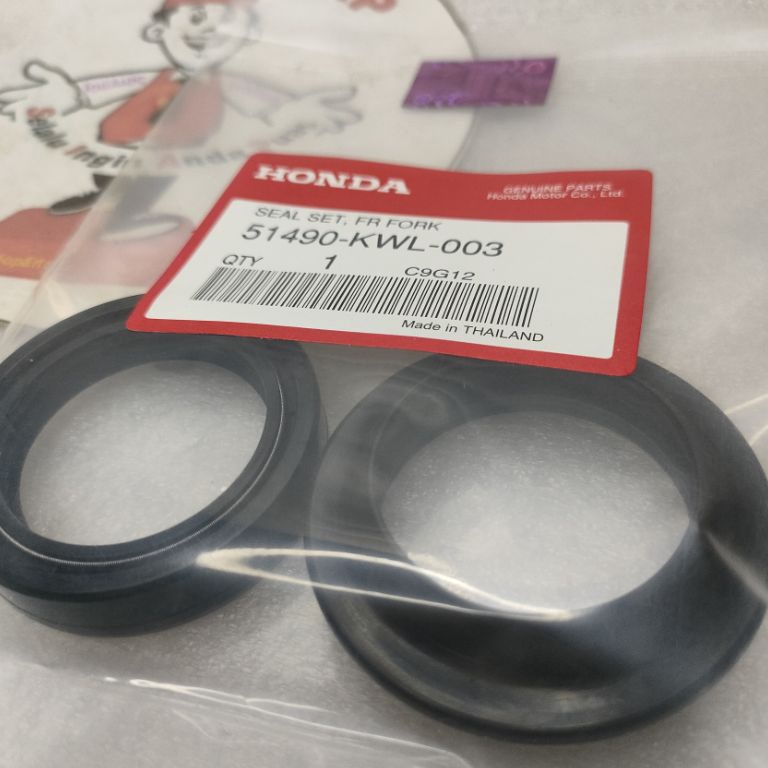 Trend Terbaru 51490-KWL-003 Seal sil shock Shok depan Honda CBR 250R ori Thailand KWL