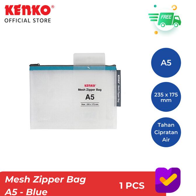 

Termurah Kenko Mesh Zipper Bag Mzb1-A5
